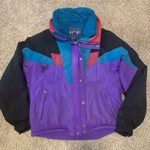 Black Ice Vintage Ski Jacket